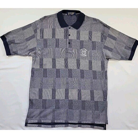 Vintage Tom Morris The Old Course St. Andrews Polo Shirt Men's Large Golf Polo - Picture 1 of 13